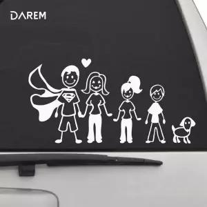 [셀러에이드]다름S 해피패밀리 차량용 스티커 / DIY 자동차 주유구