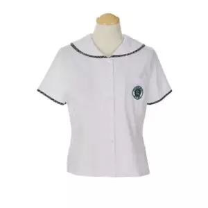 [SBD] 교복몰 블라우스 베이지 포인트 블루 광주광남중