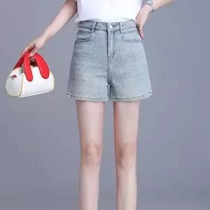 여자 여름 캐주얼 청반바지 숏와이드 시크 청바지 하이웨스트 러블리 슬림 다올2