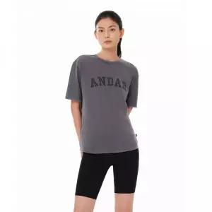 ANDAR 시그니처 로고 피그먼트 숏슬리브 ANFSS-29