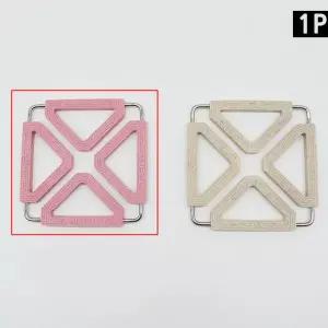 [골드스마일]접이식 냄비받침대 사각핑크 북유럽 트레이