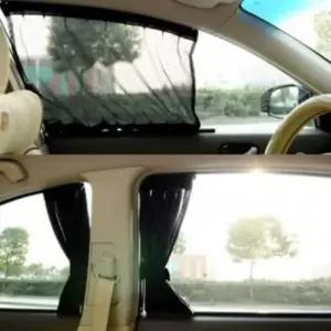 [CAR] 슬라이드 2p 차햇빛가리개 커튼 자외선차단 S 차량용