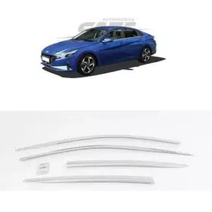 [CAR] 윈도우 썬가드 크롬 빗물받이 썬바이저 아반떼CN7