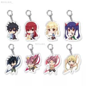 페어리 테일 Q버전 아크릴 키링 열쇠고리 6cm