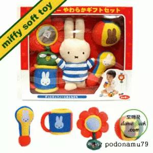 [화인아트]미피 선물세트/헝겊교구/감각발달/케릭터완