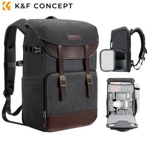 K& F CONCEPT 카메라 배낭 방수 야외 여행 전문  가방  소니호환 캐논호환 DSLR 휴대 삼각대  20L