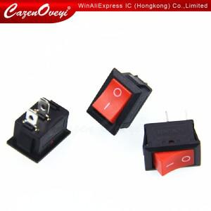 10피스 / lot 스위치 KCD1-101 2 피트 파일 6A 250V 15x21MM 로커