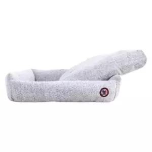 [반려] 퓨터그레이 쿠션 사각 1P 두툼한 강아지 쇼파 중형