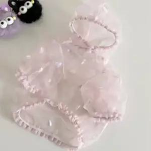 [반려] 강아지 핑크 버그가드 1P 망사 해충방지 하트 티셔츠