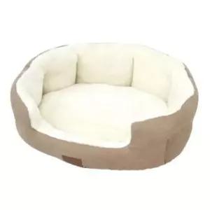 [반려] 1P 쿠션 베이지 워머 팔각 방석 강아지 베드 대형