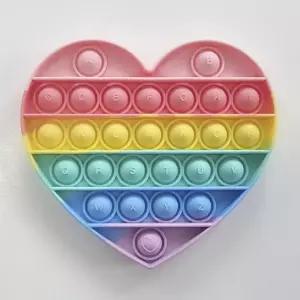 하트 푸쉬팝 장난감 팝잇 ABC