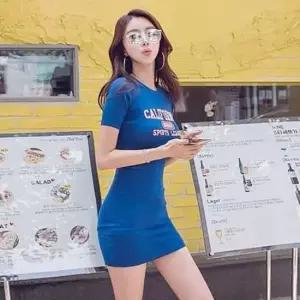 반팔 데일리 여름원피스 핏 미니 원피스 봄원피스 슬