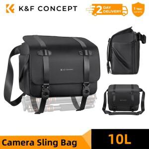 K&F Concept 10L 카메라 슬링 백 숄더 백팩  삼각대 홀더가 있는 SONY호환 NIKON호환 canon호환 DSLR용 크