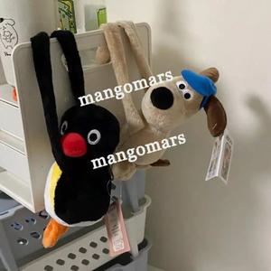 핑구 동전케이스 강아지 간단한 수납 가방 허리걸이