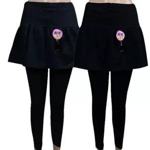 (스킨센스)기모 면 A라인 플레어 치마레깅스