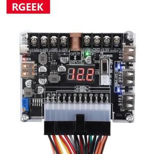 20/24핀 ATX 전원 어댑터 보드 - 빨간색 디지털 디스플레이로 전압 조절 가능 PD2.0/PD3.0 지원