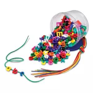 소근육놀이 알파벳 단어 실꿰기 스피드 게임 글로벌영어 첫영어