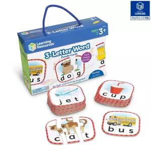 기초영어교구 세글자 영어 그림 퍼즐카드 유치원 영어학원 학교