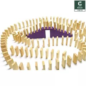 집중력발달 스테디셀러완구 원목도미노 216pcs 감각자극놀이