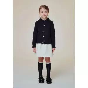 매장정품 BEEN BA14CK01NV 네이비 골지 카라 니트 가디건