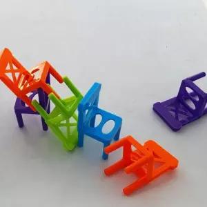 보드게임 19000 100pcs 의자탑쌓기 밸런스