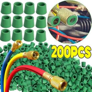 자동차 에어컨 라인 수리 가스켓 '1/4' 충전 호스/매니폴드 씰 키트 도구 교체 부품