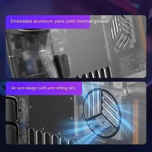 카메라 액정 보호 필름Jsaux 투명 게임 콘솔 후면 플레이트 스팀 데크 교체 냉각 방열 맞춤 제작)