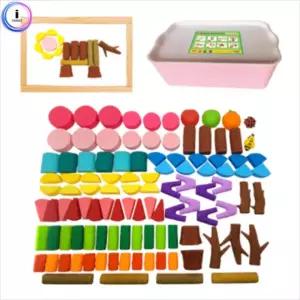 놀이세트 자석나무모형 소프트 106종 h47