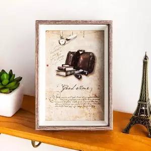 솔리드 우드프레임 사진 액자(5x7) 탁상 포토액자