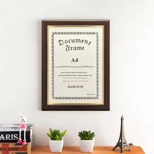 다크브라운 A4 사진액자 졸업장 상장액자