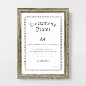 골드프레임 A4 사진액자 라이센스 졸업장 상장액자
