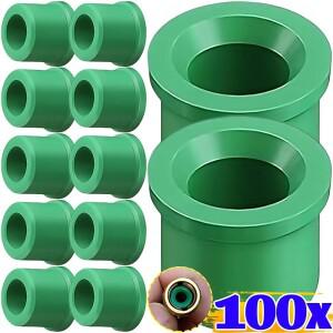 1/4 AC 충전 호스 가스켓 매니폴드 씰 O 링 녹색 고무 와셔 모음 키트 HVAC 에어컨 자동차 수리 도구 세트