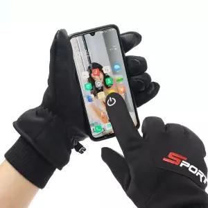[에이치플러스몰]엑티브 스마트폰터치 방한장갑(블랙) 방수 스키장갑