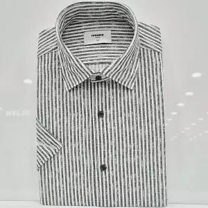 [레노마셔츠]슬림핏/반소매/구김없는 서커/지지미 반팔 여름 셔츠 ROUSL1750 GY