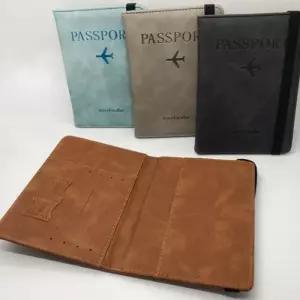 [옷자락]남성 빈티지 여행용 방지 여권지갑