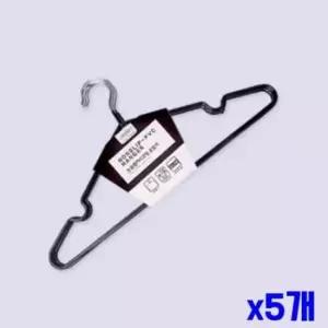 [JED] PVC 10p 스틸 고급 상의옷걸이 코팅 옷걸이 x5개