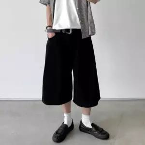 [옷자락]남자 여자 투핀턱 버뮤다 빅사이즈 시밀러룩 반바지