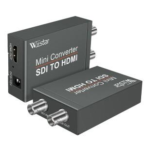 Wii호환star HD 3G 비디오 미니 소형 컨버터 SDI-HDMI SDI 어댑터 변환기(DC 케이블이 있는 카메라용 오디