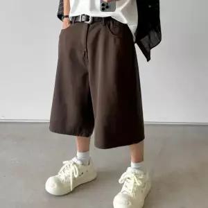 [옷자락]남자 뒷버튼 빅사이즈 버뮤다 6부 5부 여자 면 반바지
