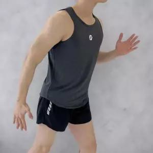 [옷자락]남성 헬스 상하의 민소매티 스판 숏팬츠 세트