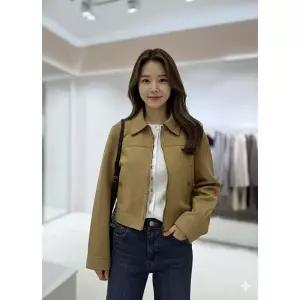 [롯데백화점]SOUP 인조 스웨이드 짚업자켓  SCRLE32Q