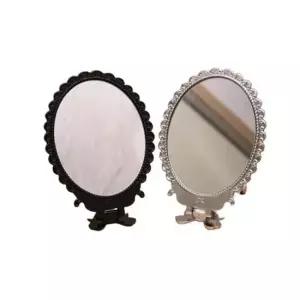 공주 손거울 겸 스탠드거울 대 1개 화장대 탁상거울 엔틱거울 미니거울 휴대용거울 화장거울