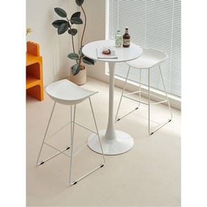 커피 바테이블 높은탁자 원형 테라스 홈바 북유럽 높은 탁자