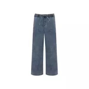 아이더 EIDER COOL FLEX 쿨 플렉스 여성 데님 밴딩 팬츠_LIGHT DENIM DWM263667B 381733