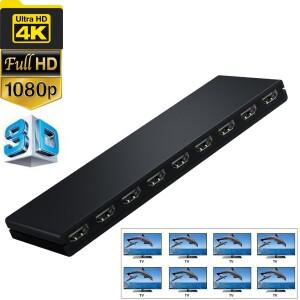 HDMI 분배기 1X8 4K 30Hz 8 포트 1 in out for 플스호환 플스호환 xbox호환 apple 호환 TV HDTV 모니터
