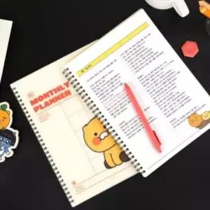 [문구/오피스] 플래너 수첩 다이어리 일정관리 월간 B5 캐릭터 PP커버