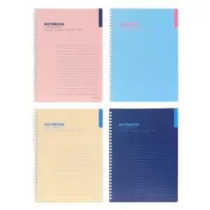 [문구/오피스] 심플 스프링 4권 PP 3000 25 노트 1세트