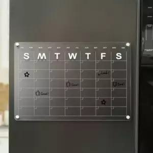 [문구/오피스] 월간계획 자석 아크릴보드 냉장고메모보드