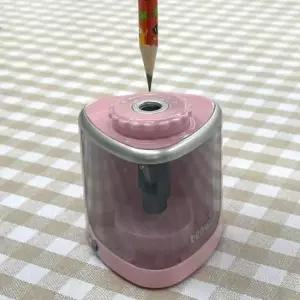 [문구/오피스] 연필깎이 겸용 핑크 자동 수동