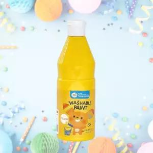 물로 지워지는 노랑 물감 워셔블페인트 500ml 뷰티놀이 셀프미술 공예교구